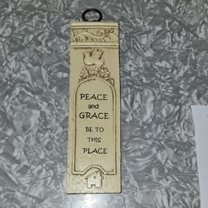 Tripp NYC Cream Decorative Plaque